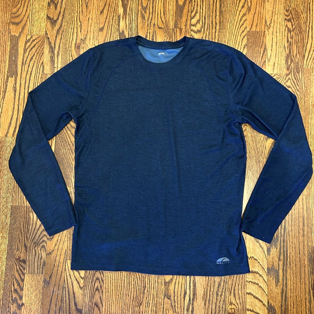 Men's GoLite Navy Blue Long Sleeve Shirt